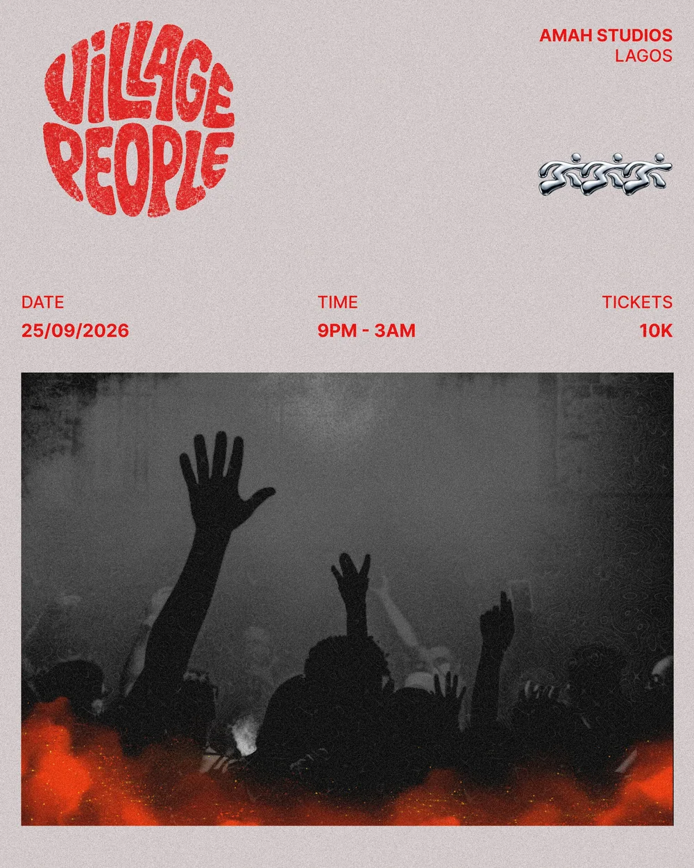 Village People event flyer